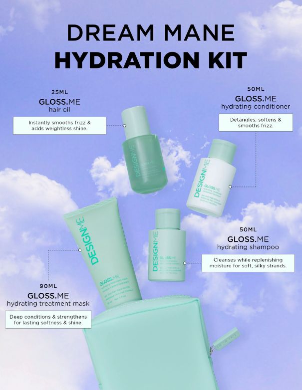 GlossME Dream Mane Hydration & Shine Kit