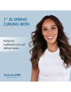BabylissPro Nano Titanium Extended Barrel Curling Iron 1"